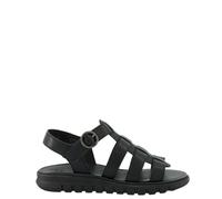 Paul Green Sandalias para mujer 6204-009 en piel lisa negra, Negro , 37.5 EU