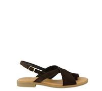 Paul Green Sandalias para mujer 6216-029 en piel rugosa, color marrón, marrón, 36 EU