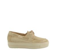 Paul Green Zapatillas para mujer 1197-049 en piel rugosa beige, beige, 38.5 EU