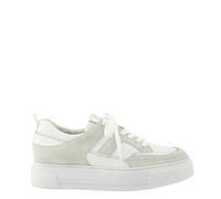 Paul Green Zapatillas para mujer 5535-059 en piel rugosa, color blanco, Blanco, 40.5 EU