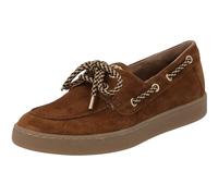 Paul Green Zapatos con cordones para mujer 1185-008 en piel rugosa marrón, marrón, 36 EU