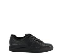 Paul Green Zapatos con cordones para mujer 5445-008 en negro lacado/cepillo, Negro , 41 EU