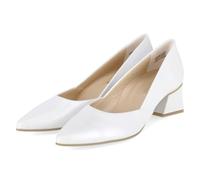 Paul Green Zapatos de mujer 3815-129 en piel lisa color blanco, Blanco, 40.5 EU