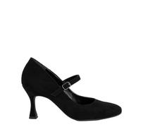 Paul Green Zapatos de tacón para mujer 3854-010 en piel rugosa negra, Negro , 40.5 EU