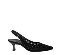 Paul Green Zapatos de tacón para mujer 6222-029 en negro perforado/trenzado, Negro , 40 EU