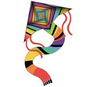 Paul Günther 1160 - Cometa para niños Matrix, Completamente Listo para Volar con asa de bobinado y Cuerda, Cometa de una Cuerda de película Resistente para niños a Partir de 6 años