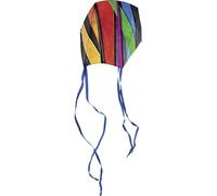 Paul Günther 1251 - Cometa monohilo Fantasy Sled Kite, Cometa de Colores con Cola de 1,5 m de Largo, manivela y Cuerda, Adecuada para niños a Partir de 6 años