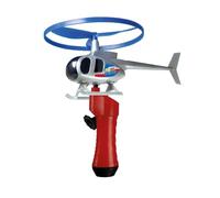 Paul Günther 1679 - Helicóptero Volador Sky Police, helicóptero de la policía con manivela de Arranque rápido, para niños a Partir de 4 años, despega rápidamente y Vuela Alto, Rotor Aprox. Ø 12,5 cm