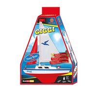 GÜNTHER FLUGSPIELE Paul 1827 - Velero Giggi, pequeño para Jugar, fabricación, montado Listo navegar, tamaño Aprox. 48 x 21 cm, Lago de baño, Playa y bañera