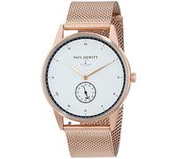 Paul Hewitt PH-M1-R-W-4M - Reloj con Correa de Acero Inoxidable para Hombre, Color Blanco/Dorado