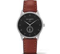 Paul Hewitt PH-M1-S-B-1M - Reloj con Correa de Piel para Hombre, Color Negro/marrón