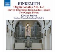 Paul Hindemith Hindemith: Organ Sonatas Nos. 1-3 (CD) Album (Importación USA)