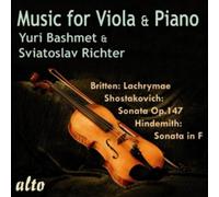 Paul Hindemith Music for Viola & Piano (CD) Album (Importación USA)