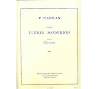 Paul jeanjean - seize etudes modernes pour clarinette