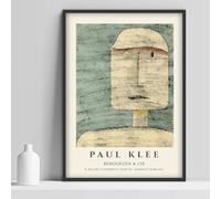 Paul Klee Máscara abstracta clásica decoración moderna pintura de acuarela exposición carteles impresiones en lienzo imágenes artísticas de pared 50x70cm sin marco