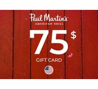 Paul Martin's American Grill Gift Card 75 USD Key - UNITED STATES