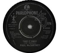 Paul McCartney and Wings - Paul McCartney Take It Away UK 45 7" sgl +Picture Sleeve +I'll Give You A Ring