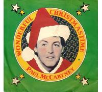 PAUL MCCARTNEY & WINGS - wonderful christmastime / rudolph the red-nosed reggae 45 rpm single
