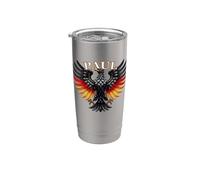 Paul Nachname Familienname Surname Family Last Name Vaso térmico de acero inoxidable de doble pared