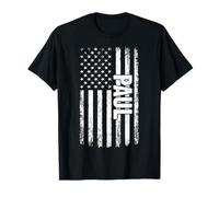 Paul Nombre Personal Bandera American Men Retro Mujeres Camiseta