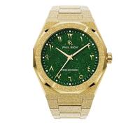 Paul Rich Reloj de acero inoxidable de lujo para hombre, resistente y elegante, para negocios, regalo o graduación, reloj de pulsera analógico resistente al agua para él, esfera árabe Frosted Star