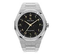 Paul Rich Reloj de acero inoxidable de lujo para hombre, resistente y elegante, para negocios, regalo o graduación, reloj de pulsera analógico resistente al agua para él, esfera árabe Frosted Star