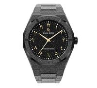 Paul Rich Reloj de acero inoxidable de lujo para hombre, resistente y elegante, para negocios, regalo o graduación, reloj de pulsera analógico resistente al agua para él, esfera árabe Frosted Star