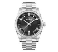 Paul Rich Reloj Legacy Silver Black para hombre, 40 mm, plateado/negro