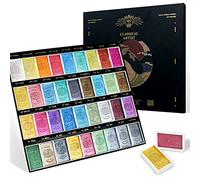 Paul Rubens GUCAI Pintura de Acuarelas Metalizadas, Set de Acuarelas Metálicas en 36 Colores Brillo Pigmento Sólido, para Ilustradores, Artistas, Estudiantes, Adultos, Niños, Profesionales