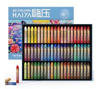 Paul Rubens Lot de 60 pasteles al óleo - Colores pastel suaves y no tóxicos - Para artistas, estudiantes y estudiantes - Ideal para bocetos, decoración (nuevo paquete)
