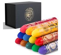 Paul Rubens Pasteles al óleo, 12 colores Super Jumbo HaiYa Artists Soft Oil Pastels Vivid and Creamy, Art Supplies for Artists, Beginners, Students, Art Painting Drawing (Set B)