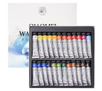 Paul Rubens pintura de acuarela - 24 colores vivos, tubos de acuarela de 12 ml, suministros artísticos para adultos, artistas y principiantes