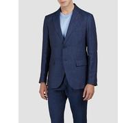 Paul & Shark Americana de hombre 2 botones bolsillos lino. Azul 56