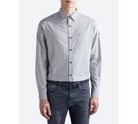 Paul & Shark Camisa de hombre lisa bolsillo pecho. Gris 2XL