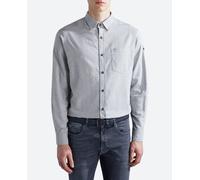 Paul & Shark Camisa de hombre lisa bolsillo pecho. Gris S