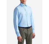 Paul & Shark Camisa de hombre lisa cuello francés. Azul M