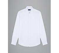 Paul & Shark Camisa de hombre lisa cuello francés. Blanco M