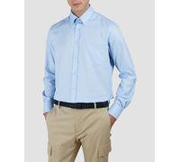 Paul & Shark Camisa de hombre lisa manga larga oxford. Azul M