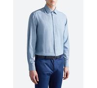 Paul & Shark Camisa de hombre lisa riviera cuello vestir. Azul M