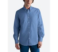 Paul & Shark Camisa de hombre manga larga lisa. Azul L