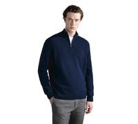 PAUL & SHARK Jersey Shetland Media Zip Hombre Regular Fit Size, azul navy, XXXL