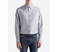 Paul & Shark Paul & Shark - Camisa de hombre lisa bolsillo pecho. Gris Talla XL