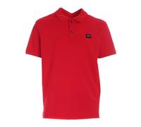 Paul & Shark- Polo de Algodón Rojo con Detalle de Logotipo- Tops- Hombre- Rojo- S- Polo de Algodón Rojo con Detalle de Logotipo
