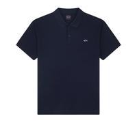 Paul & Shark- Polo de Piqué de Algodón- Tops- Hombre- Azul- M- Polo de Piqué de Algodón