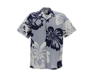 Paul Smith - Camisa de Manga Corta de Corte Casual - Shirts - Hombre - Azul - S -