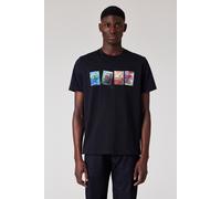 Paul Smith Mens Reg Fit Ss T Shirt Seeds Very Dark Navy Talla: S | Camisetas con Decoración Impresa Outlet | Hombre | Azul