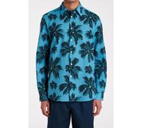 Paul Smith Mens Regular Fit Ls Shirt Curve Hem Blue Talla: S | Camisas Casuales Outlet | Hombre | Azul