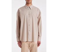 Paul Smith Mens S/c Oversized Shirt Light Beige Talla: 17 | Camisas de Trabajo Outlet | Hombre | Marrón