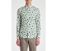 Paul Smith Mens S/c Slim Fit Shirt Lime Green Talla: XL | Camisas Casuales Outlet | Hombre | Verde