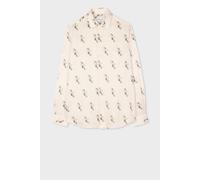 Paul Smith Mens S/c Tailored Fit Shirt Cream Talla: 16 | Camisas Casuales Outlet | Hombre | Blanco